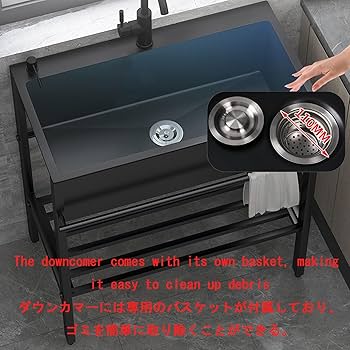 Amazon.co.jp: 流し台 ステンレスキッチン、シンク 業務用 蛇口